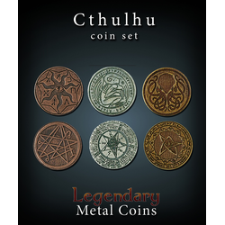 Metal Coins Cthulhu (24 st)