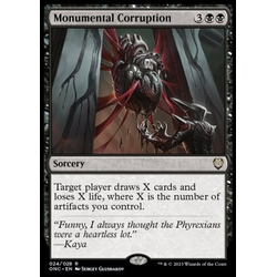 Magic löskort: Commander: Phyrexia: All Will Be One: Monumental Corruption