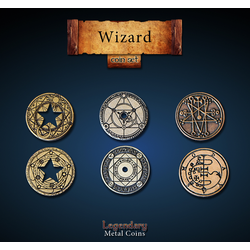 Metal Coins Wizard (24 st)