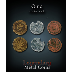 Metal Coins Orc (24 st)