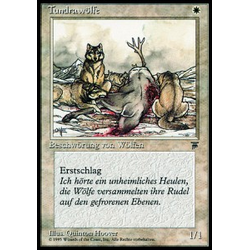 Magic löskort: Foreign Black Bordered: Tundra Wolves (Renaissance-Tysk)