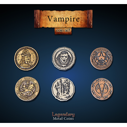 Metal Coins Vampire (24 st)