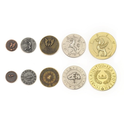 Metal Coins Mythological Creatures (50 st)