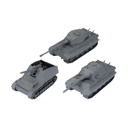 World of Tanks Miniature Game: German Tank Platoon - Tiger II, Hummel & Jagdtiger