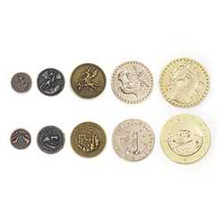 Metal Coins Dragons (50 st)