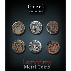 Metal Coins Greek (24 st)