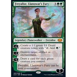 Magic löskort: Commander Collection: Green: Freyalise, Llanowar's Fury