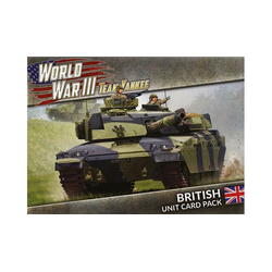World War III Team Yankee British Unit Card Pack