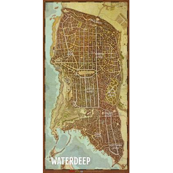 D&D 5.0: Waterdeep - City Game Mat (Vinyl)